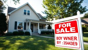 A-house-with-a-For-Sale-By-Owner-sign-in-front-of-an-Ohio-home-300x171 Sell Your House Without a Realtor in Akron