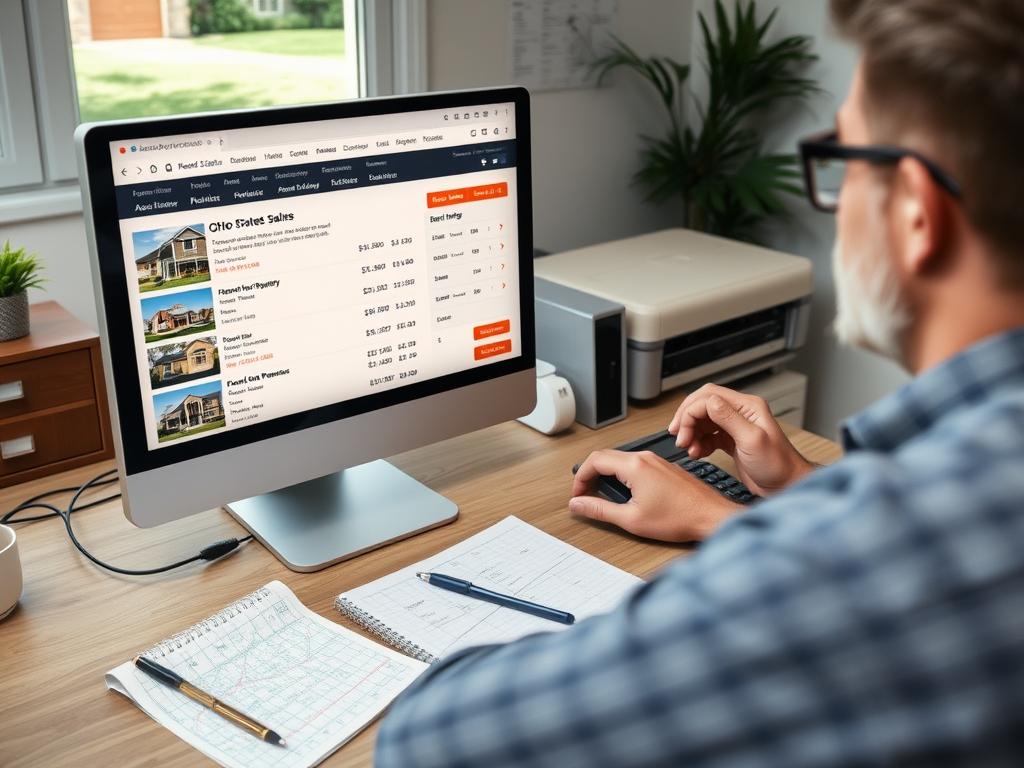 Homeowner-researching-comparable-home-sales-in-Ohio Sell Your House Without a Realtor in Akron
