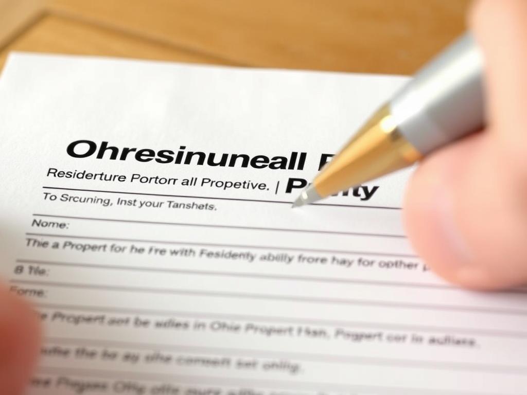 Ohio-Residential-Property-Disclosure-Form-being-filled-out Sell Your House Without a Realtor in Akron