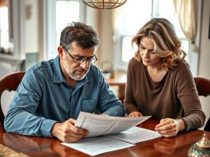Stressed-Ohio-homeowner-reviewing-foreclosure-documents-with-a-supportive-family-member-300x225 Selling a House with Liens or Back Taxes in Akron, Ohio: The Complete Guide for Homeowners